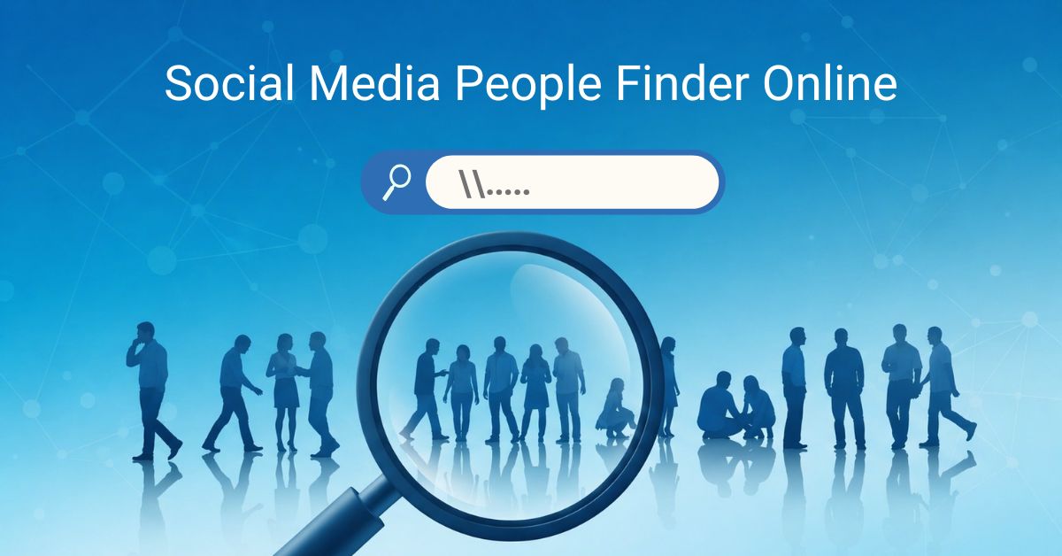 Social Media People Finder Online
